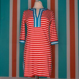 Gretchen Scott Jersey Split Neck Dress